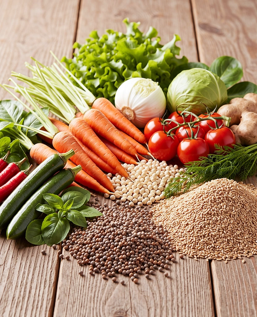 Ingrédients frais et naturels